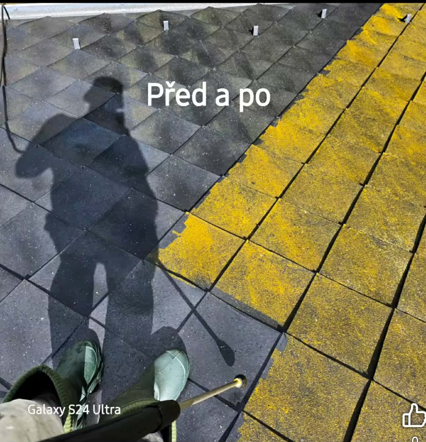 Čištění střechy